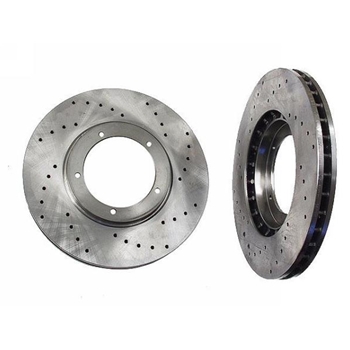 Zimmermann Cross Drilled Brake Rotor Disc Front