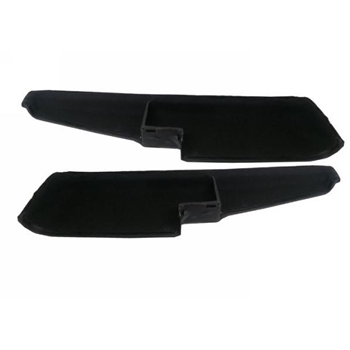 Porsche 911 Door Pocket Set - Carpeted Black