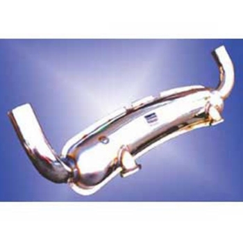 Porsche Muffler Dansk Polished Stainless Steel