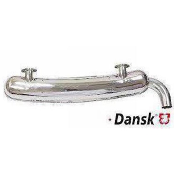 Porsche Muffler Dansk Polished Stainless Steel