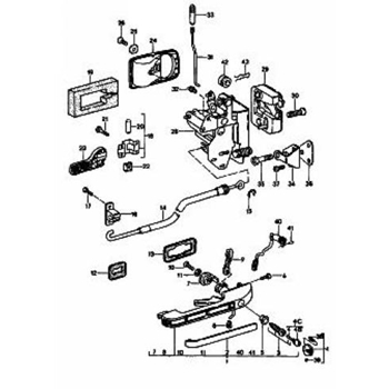 Porsche Door Lock Button No Factory Alarm