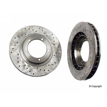 Porsche Cross Drilled Brake Rotor Rear - Zimmerman