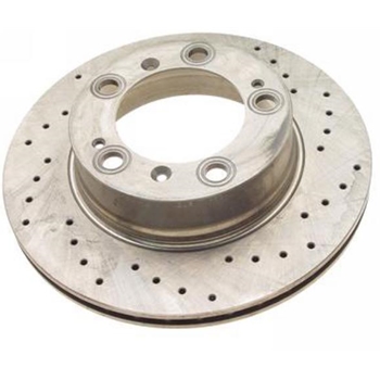 X- Drilled Brake Rotor Rear Boxster '97-'04