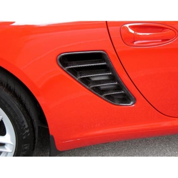 Porsche Carbon Fiber Side Air Intake Overlay Set