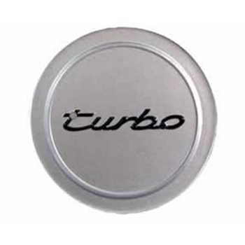 Porsche Wheel Cap - Silver W/inlaid Turbo