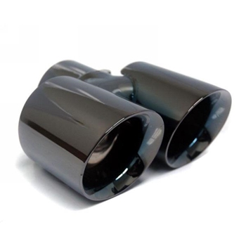 Porsche Boxster & Cayman Dual Muffler Tip Black