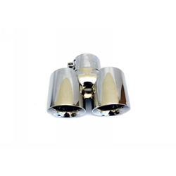 Porsche Boxster & Cayman Dual Muffler Tip - Chrome