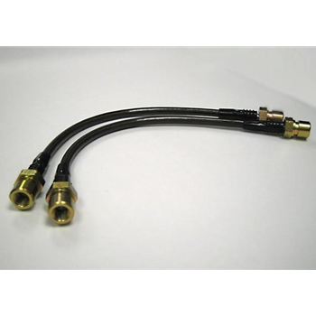 Porsche C2/4 & 993 Steel Braided Brake Lines Front