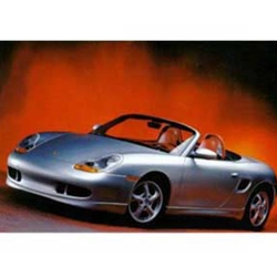 Porsche Poster - Silver Boxster
