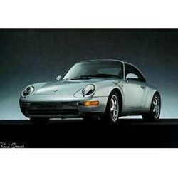 Porsche Poster - Silver 993
