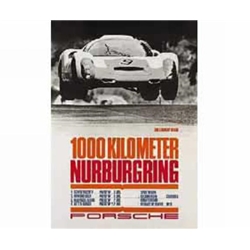 Porsche Poster - Nurburgring 1967