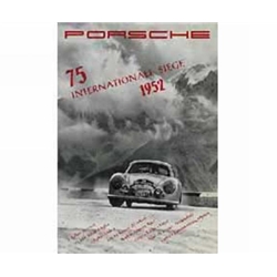 Porsche Poster - 1952 75 Victories