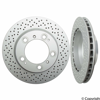 Porsche Disc Brake Rotor - ATE Coated
