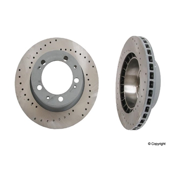 Porsche Disc Brake Rotor Set of 2 - Sebro Sport Drilled