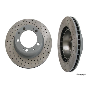 Porsche Disc Brake Rotor Set of 2 - Sebro Sport Drilled