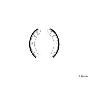 Porsche Brake Shoes Enduro Rear