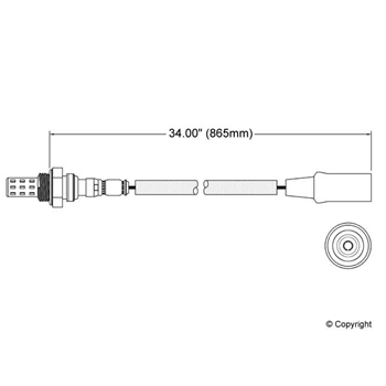 Porsche Oxygen Sensor - Walker