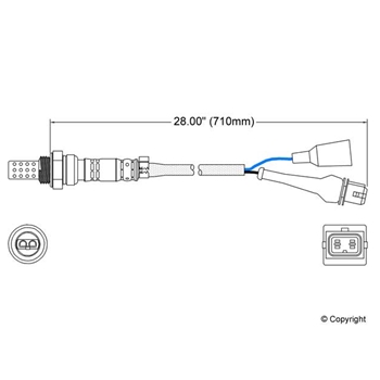 Porsche Oxygen Sensor - Walker