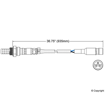 Porsche Oxygen Sensor - Walker
