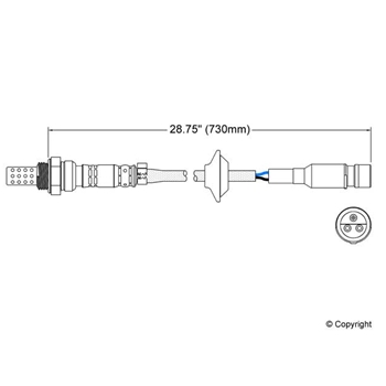 Porsche Oxygen Sensor - Walker