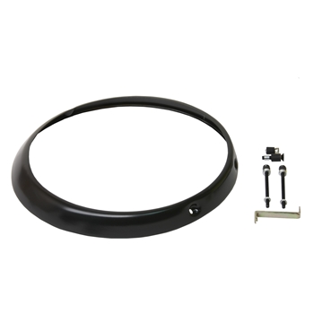 Porsche Headlamp Rim Black - URO
