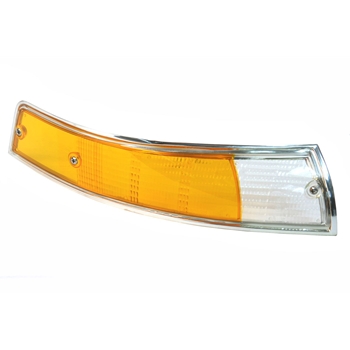 Porsche Turn Signal Lens - Right Euro Silver Trim