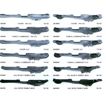 Porsche 911 Underdash Cover Speaker System - Coupe w A/C