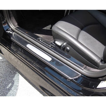 Porsche 997 2 piece Carbon Fiber Door sill set -- Outer -- 2005-2012 Coupe only