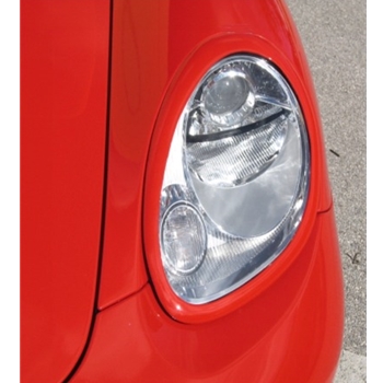 Porsche Cayman Euro Style Headlight Covers - Unpainted