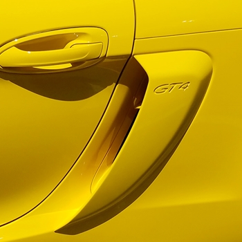 Porsche Cayman GT4 Style Side Vents - Painted
