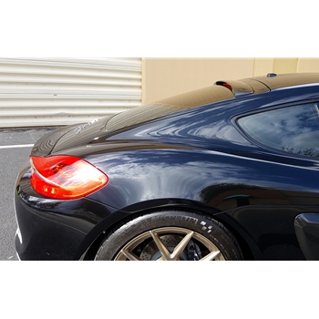Porsche Cayman Custom Rear Window Spoiler - Unpainted