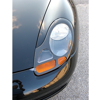Porsche 996 Euro Style Headlight Cover Set - Unpainted - Coupe Only 1999-2001