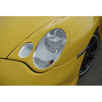 Porsche 996 Headlight Cover Set - No Signal Hole