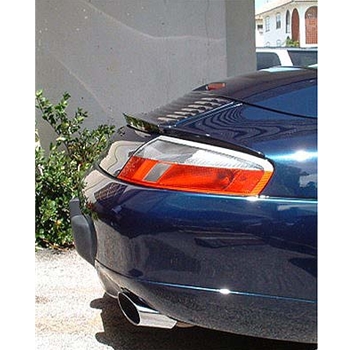 Porsche 996 3 piece Trunk Flush Mount Rear Spoiler - Carbon Fiber EuroTuner