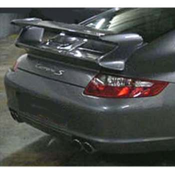 Porsche 997 GT3 Style Rear Wing Spoiler w/Trunk Lid - Unpainted