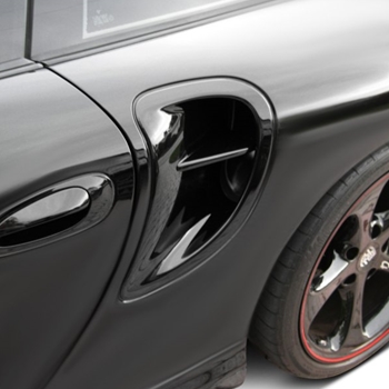 Porsche 996 Turbo Side Vent Fin Set - Carbon Fiber