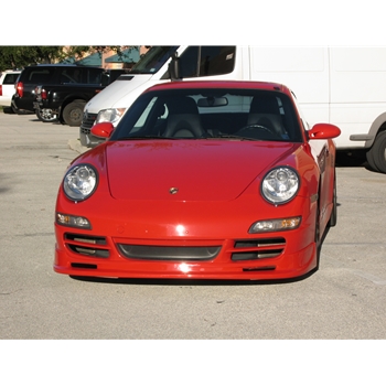 Porsche 997 Front Lip Spoiler for Standard Bumper - Painted