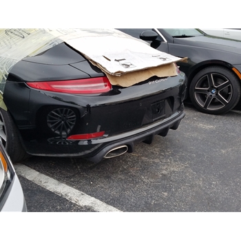 Porsche 991 Custom Rear Diffuser - Unpainted ABS Plastic