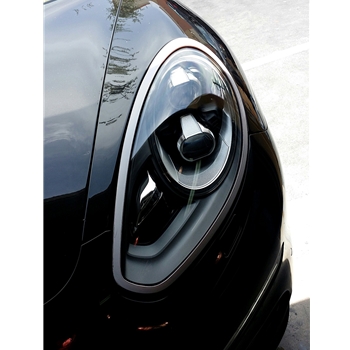 Porsche Panamera Headlight Covers - Carbon Fiber