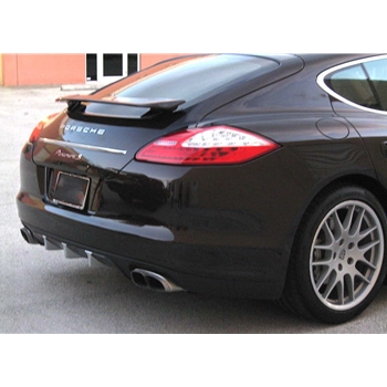 Porsche Panamera Custom Rear Bumper Diffuser. Painted 2010-2013