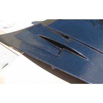 Porsche Panamera Mansory style Vented Hood - Unpainted