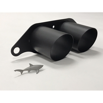 Porsche 997 GT3 88mm Exhaust Tip (raw SS)