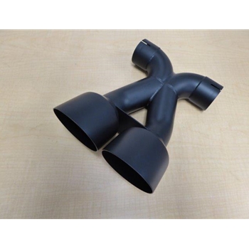 Porsche Shark Werks High-Flow X-Pipe Tip (black)