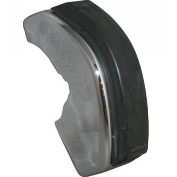 Porsche Front Bumperette Guard -  Narrow .5" (Half Inch)  Rubber - Left