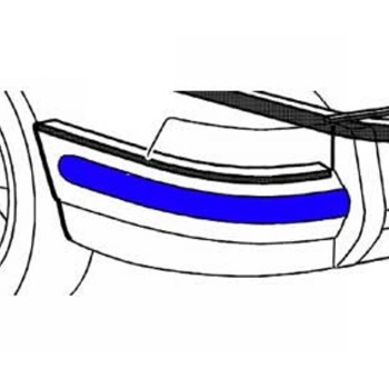 Porsche Rear Bumper Deco Moulding