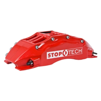 Porsche StopTech Big Brake Kit; Black Caliper, Slotted Two-Piece Rotor, Front