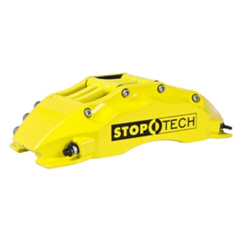 Porsche StopTech Big Brake Kit; Black Caliper, Slotted Two-Piece Rotor, Front