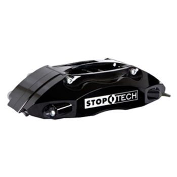 Porsche StopTech Big Brake Kit; Black Caliper, Slotted Two-Piece Rotor, Front
