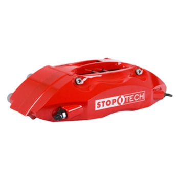 Porsche StopTech Big Brake Kit; Black Caliper, Drilled Two-Piece Rotor, Rear