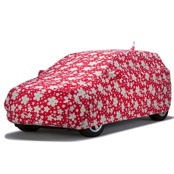 Porsche Car Cover - Grafix Series Daisy Red